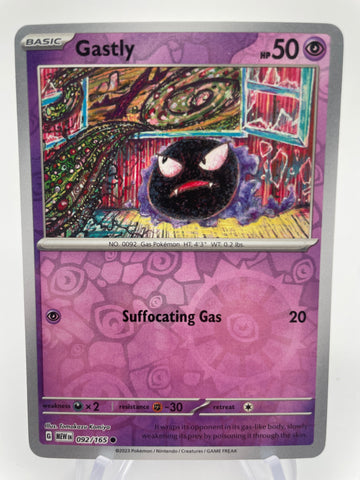 Gastly MEWen 092/165 RH Reverse Holo