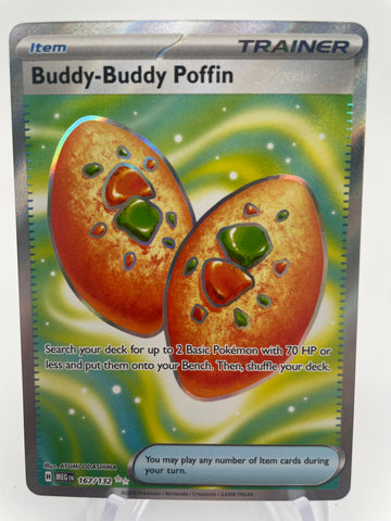 Buddy Buddy Poffin MEGen 167/132 Full Art Item Trainer