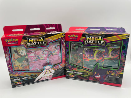 Mega Diance and Mega Gengar Mega Battle Decks! (Get Both)