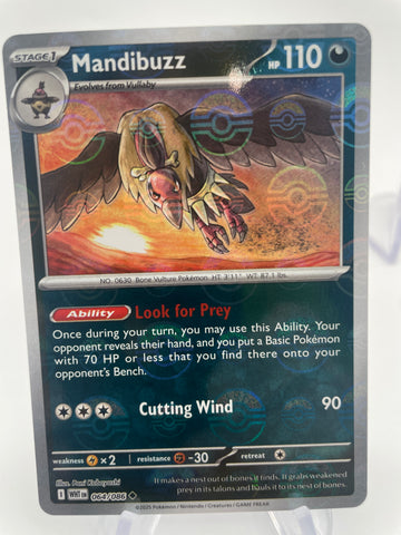 Mandibuzz WHTen 064/086 Pokeball