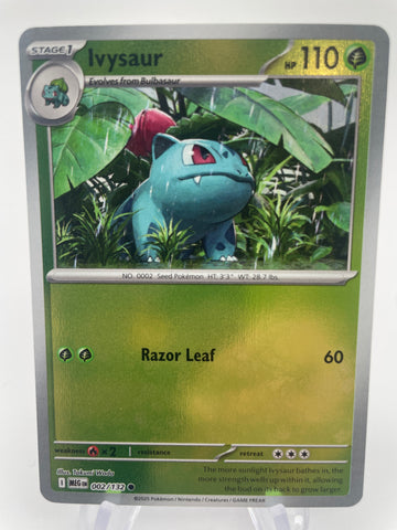 Ivysaur MEGen 002/132 Reverse Holo RH