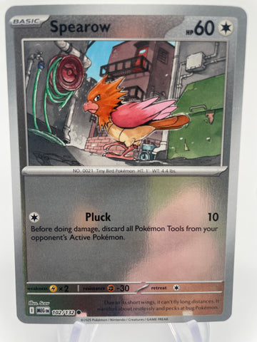 Spearow MEGen 102/132 Reverse Holo