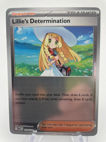 Lillie's Determination MEGen 119/132 Reverse Holo