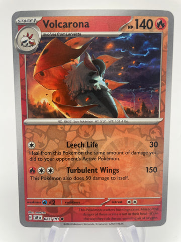 Volcarona SSPen 025/191 Reverse Holo RH