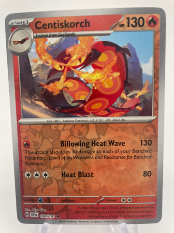 Centiskorch SSPen 028/191 Reverse Holo RH