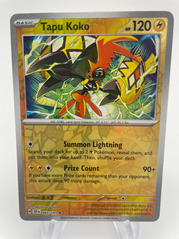 Tapu Koko SSPen 065/191 Reverse Holo RH