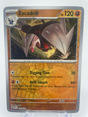 Excadrill SSPen 109/191 Reverse Holo RH