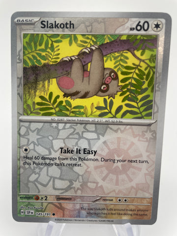 Slakoth SSPen 145/191 Reverse Holo RH