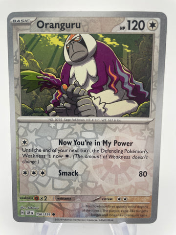 Oranguru SSPen 156/191 Reverse Holo RH