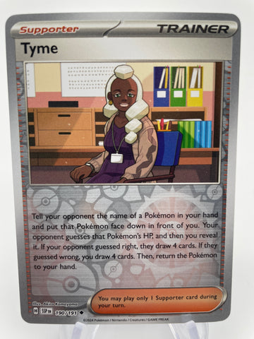 Tyme SSPen 190/191 Reverse Holo RH