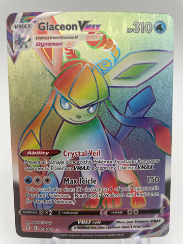 Glaceon Vmax (208/203) Rainbow