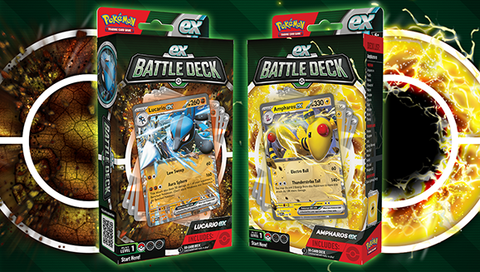 Pokémon TCG: Ampharos ex Battle Deck & Lucario ex Battle Deck