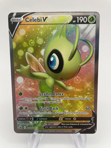 Celebi V Full Art Pokemon Card 160