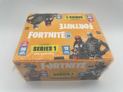 2019 Panini Fortnite Series 1 Yellow Jumbo Fat Pack Box - Factory Sealed